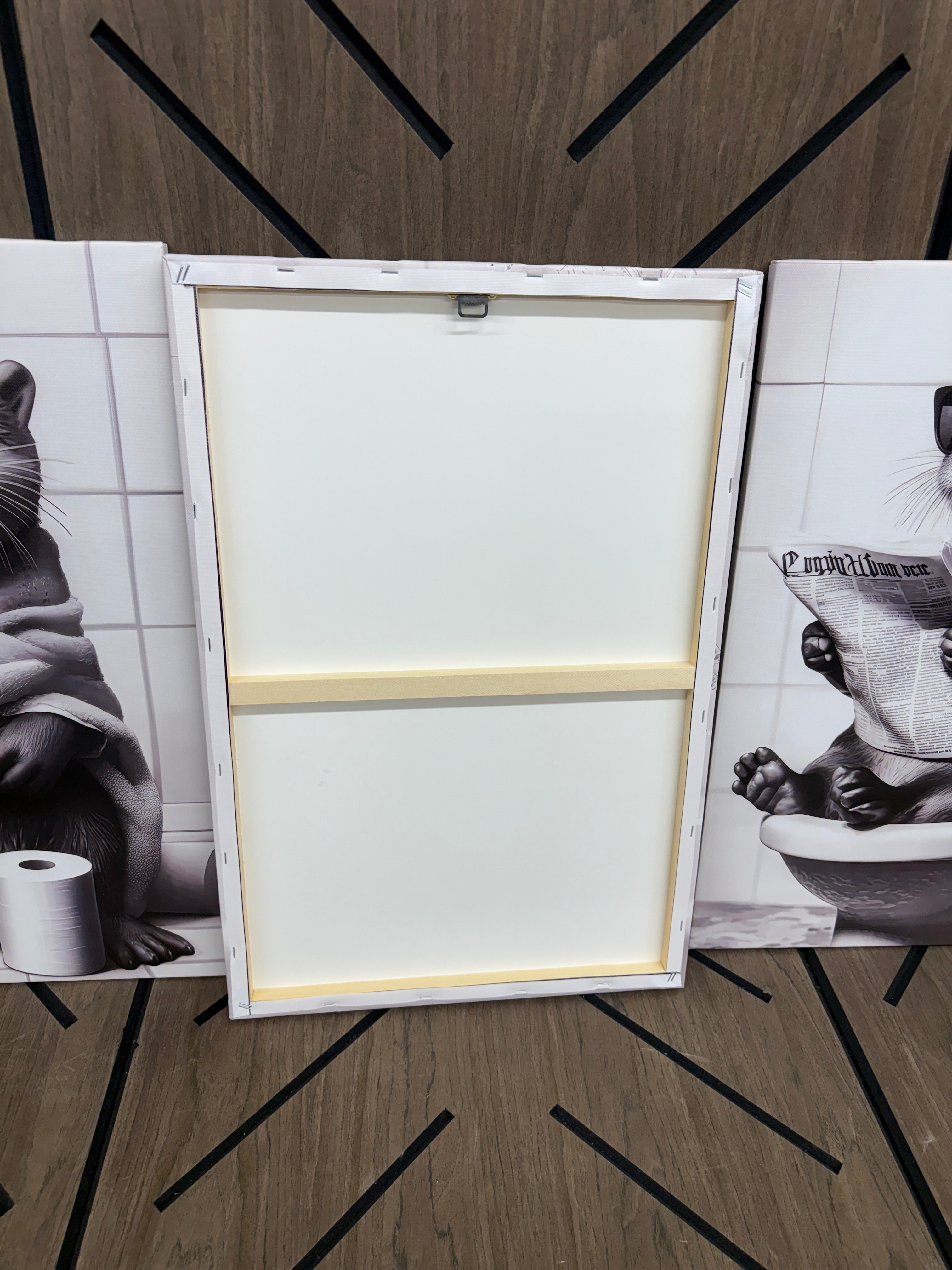 Funny Otter Bathroom Wall Art Set (3)