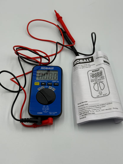 Kobalt DMP-32 Pocket Digital Multimeter