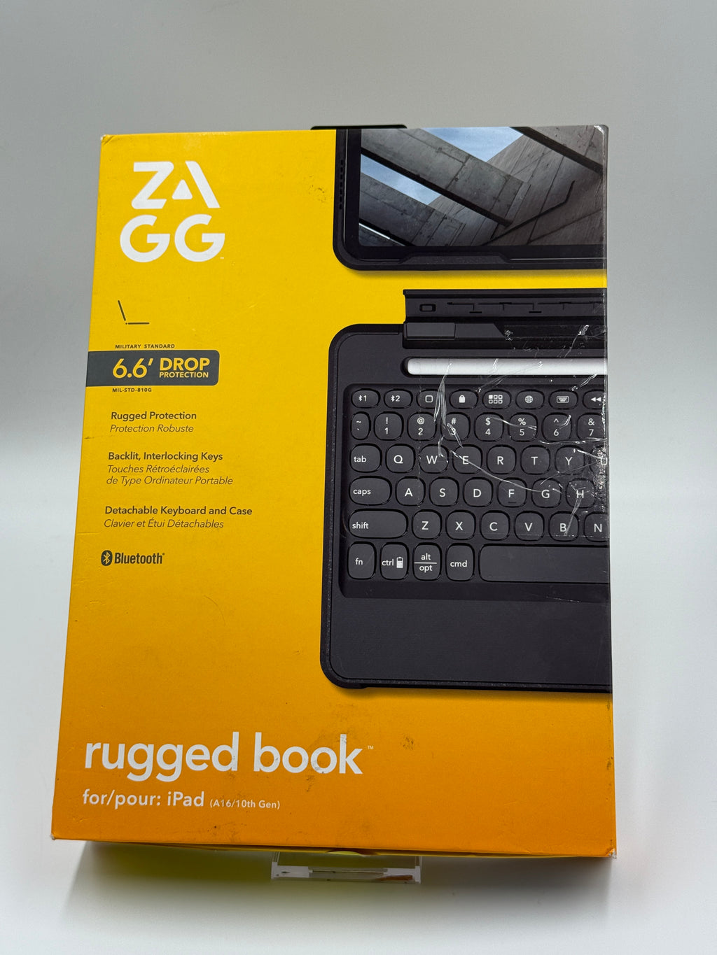 ZAGG Rugged Book Bluetooth Keyboard Case for iPad 10th Gen