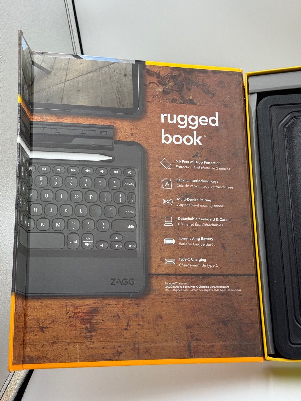 ZAGG Rugged Book Bluetooth Keyboard Case for iPad 10th Gen