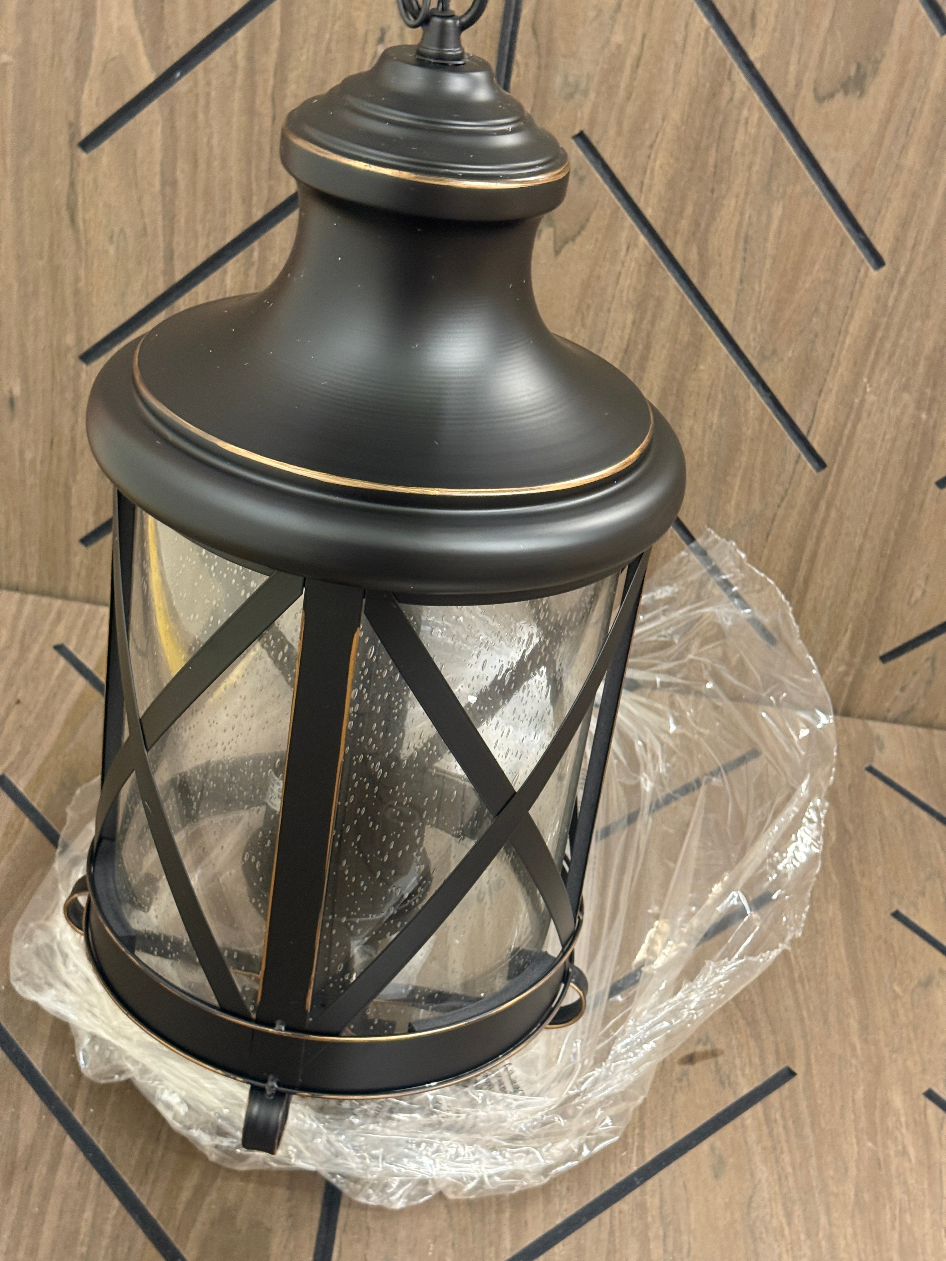 Trans Globe 4-Light Outdoor Hanging Lantern Oil Rubbed Bronze
