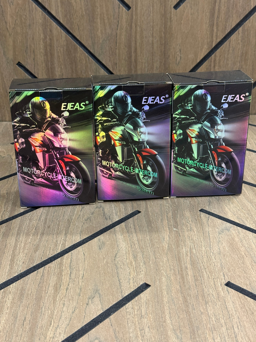 EJEAS V6 Pro Bluetooth Motorcycle Helmet Intercom 3-Pack