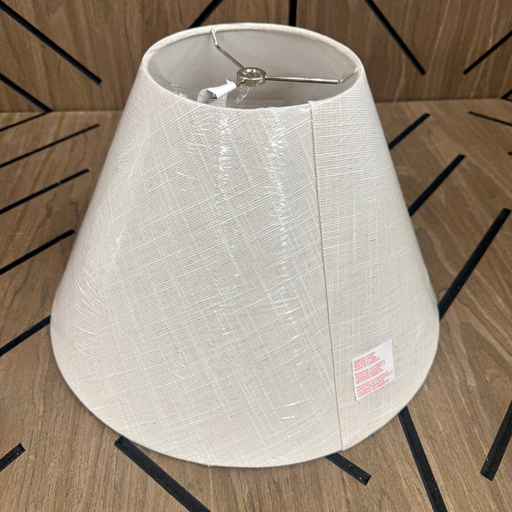 Better Homes & Gardens Lamp Shade (Large) – Neutral Linen Look – New