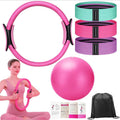 Full Home Workout Kit (Pilates Ring + Bands + Ball) – Brand New