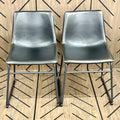 AllModern Nia Vegan Leather Dining Chairs Set of 2