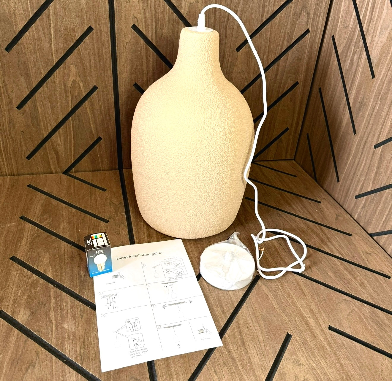 JAYMP Wabi Sabi Pendant Light Bundle - 3 New Open Box Fixtures