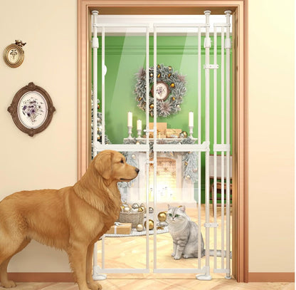 Extra Tall White Cat & Dog Gate