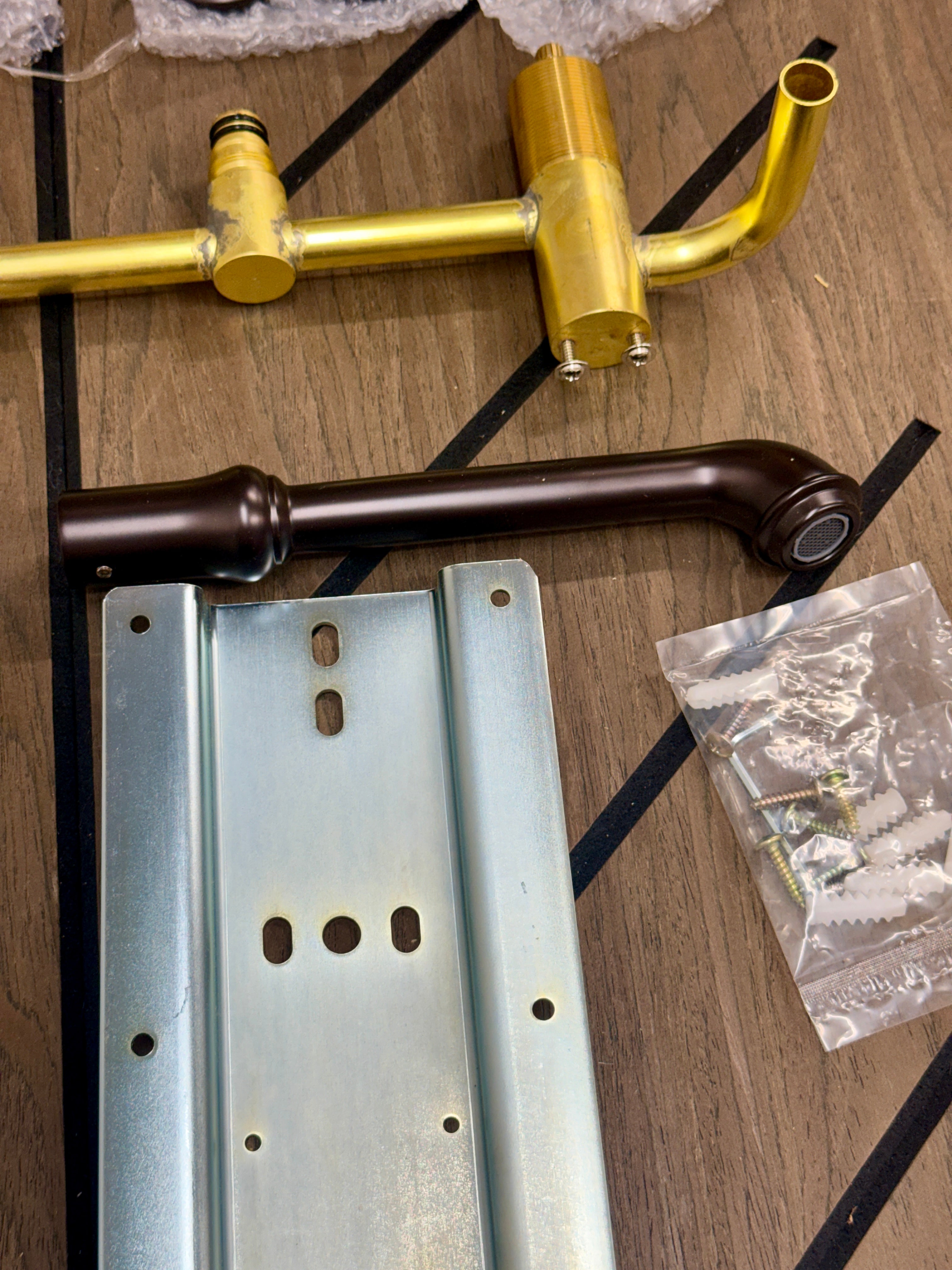 Kingston Brass English Country Wall Mount Tub Filler Oil Rubbed Bronze